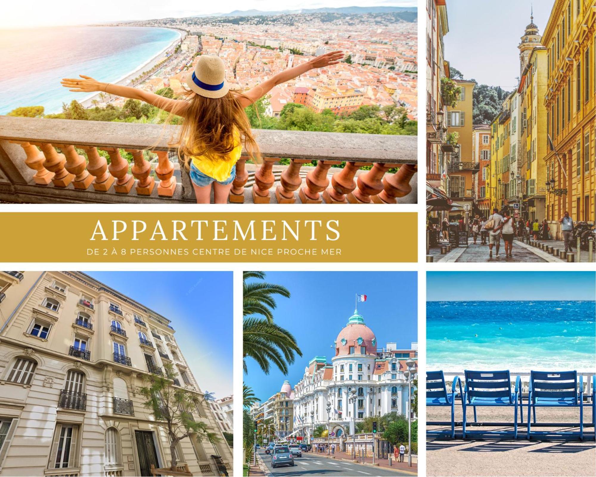Appartements Nice Centre Proche Mer Carre D'Or Luaran gambar